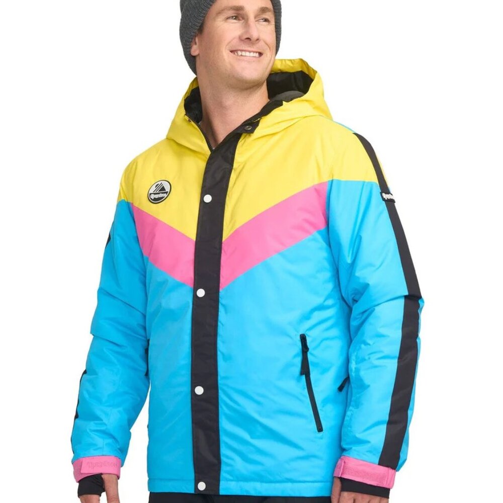 TIPSY ELVES Men's Icy Blunder Snow Jacket Size L NWOT (As Seen On Shark Tank!)